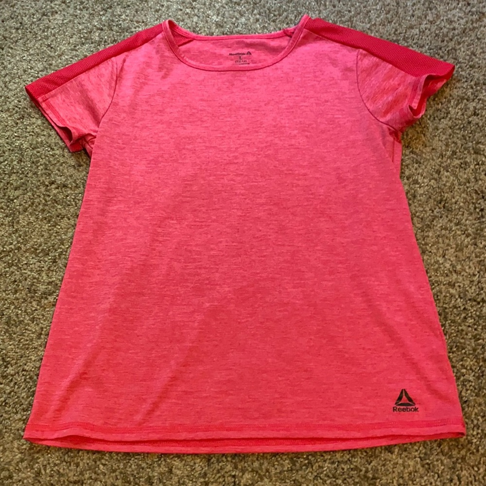 Girls Pink Reebok Athletic Shirt